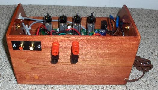 Rear View - K-502 Tube Amplifier