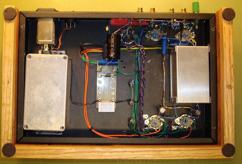 Inside View Covers in-place - Groovewatt Tube RIAA Phono Preamp