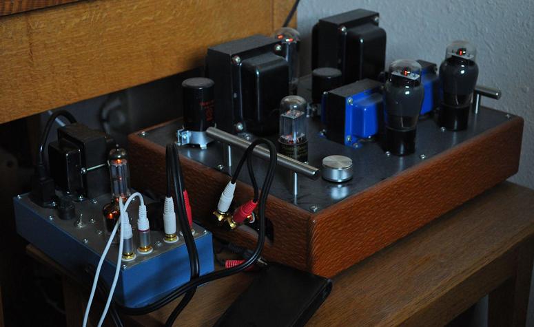 4S Universal Tube Preamp with Lacewood 6V6 Amp